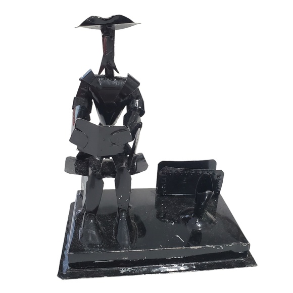Don Quixote Figurine Metal Sculpture Man of La Mancha Figurine Pen Holde… - Picture 1 of 9